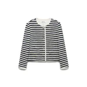 나이스클랍 [최초가: 315,000원] 스트라이프 져지트위드자켓 A252MWJ407 335955