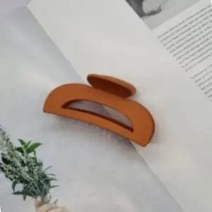 [콩심팥심]숱많은헤어핀 여성집게핀 무광 반원 헤어집게핀 오렌지 반묶음핀 왕집게핀 올림머리헤어핀