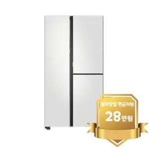 [삼성] 비스포크 양문형 냉장고 846L 코타화이트 (RS84DB5602CW)