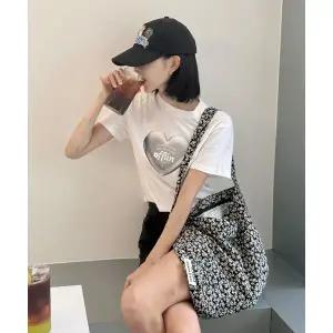 마스마룰즈 MASMARULEZ Rabbit eco bag White flower
