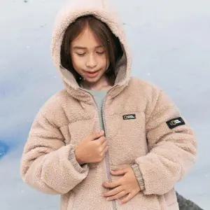[내셔널지오그래픽키즈](강남점)한파끄떡없는 플리스 리버시블 다운점퍼 K224UDW050