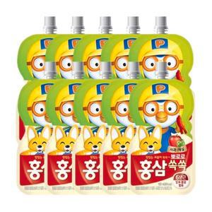 뽀로로 홍삼쏙쏙 사과매실 100ml 10개
