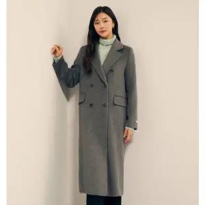 [JJ지고트](대구신세계)캐시미어 더블 롱 핸드메이드 코트 GPBM0CT971