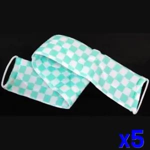 손잡이 샤워거품 타월 9x85cm x5개-색상랜덤발송 (WFK84P2)