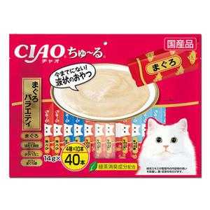 [중복20%]이나바 챠오츄르 (SC-131) 참치 버라이어티(40P) 츄르간식 고양이간식
