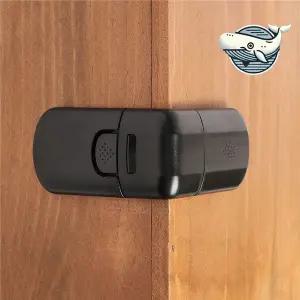 [골드스마일]안전사고 방지 문 잠금장치 블랙 우리집 필수