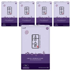 예지미인 윤슬 바디케어 순한순면 슈퍼롱 오버나이트 생리대 날개형 패드형 18개입 5개