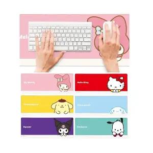 산리오 마우스 장패드 쿠로미 마이멜로디 시나모롤 폼폼푸린 포차코 키티