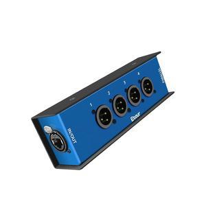 Etour 4 채널 3핀 XLR 남성 어댑터 컴팩트 Cat6 멀티 네트워크 스네이크 리시버 - 라이브 스테이지, 홈 스튜디오 녹화용 RJ45 Cat5/Cat6 이더넷 케이블을 통한 XLR, AES, DMX
