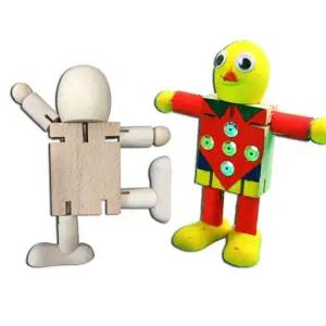 나무인형 색칠하기 꾸미기 DIY 방과후 교재 수업 돌봄