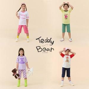 [NS홈쇼핑]테디베어 오가닉코튼 여아 데일리셋업 4세트(상하의 8종)[35187234]