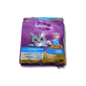 위스카스 포켓 건사료 헤어볼 닭고기와 참치 3kg