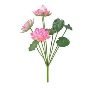 대형 연꽃 조화 장식 가짜 연잎 연못 정원 식물 꾸미기 조경