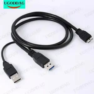 케이블e  HDD USB 3.0 타입 A to 마이크로 B Y 케이블 외장 모바일 하드 드라이브 디스크 데이터 케이블용