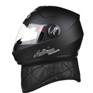 오토바이 겨울 헬멧 방한 남성 따뜻한 하이바 겨울헬멧 블랙