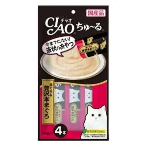 고양이 챠오츄르 참치 혼마구로 4개입 1P 습식 간식 (WDCD67C)