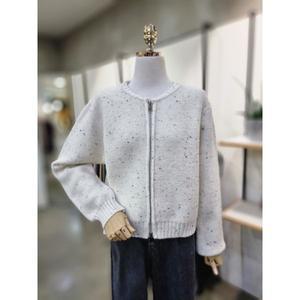 갤러리아 ABFZ[2컬러]넥라운드 도트 집업 가디건(ABZ1HY52)