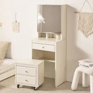 미카엘 480폭 수납 거울 원룸 학생 화장대