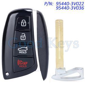 스마트키 KEYECU 스마트 원격 현대 아제라 2015 2016 2017 2018 SY5DMFNA433 DD4F0B1406 HG 433MHz 95440 3V022 3V036