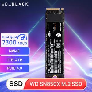 SN850X 1TB 2TB 드라이브 컴퓨터 BLA 4TB 2280 SSD 0X4 PCIE 노트북 게임용 솔리드 스테이트 GEN