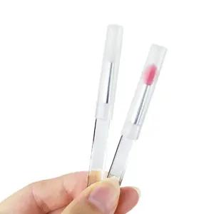 AN 실리콘 립브러쉬 위생 쉬운세척 립스틱 립글로스 솔 휴대용