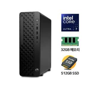 HP 데스크탑 PC Prodesk 4 SFF G1i 울트라7 사무용 업무용 AI 가정용 컴퓨터 32GB 램 512GB SSD