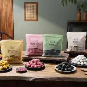 화과방 우리쌀 송편세트 32개X4팩 (백송편 32개+호박송편 32개+백년초송편 32개+쑥송편 32개)