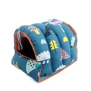 겨울 앵무새 하우스 패딩 새장 보온 둥지 은신처