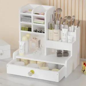 우드 화장품 화장대 책상 수납 정리함 서랍장 수납함