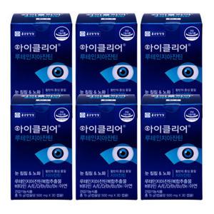 아이클리어 지아잔틴 눈침침 노화집중 6박스