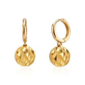 [한국금다이아몬드] 여자 순금 원터치 귀걸이 컷팅 볼 24K 1.875g 18k링