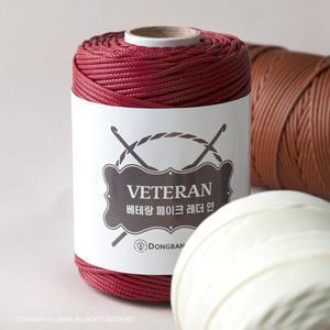 베테랑 페이크 레더얀/인조가죽실 뜨개가방 만들기