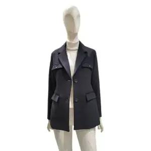 [SI] SI블랙 투버튼 울 슬림 자켓SFHAY2633A