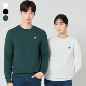 [게스]레귤러 핏 기모 맨투맨_삼각와펜 NO4KE404