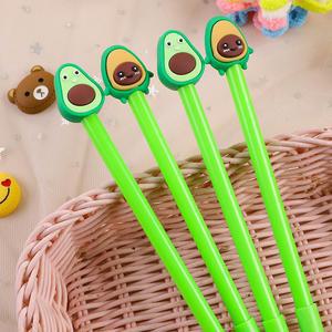 아보카도볼펜 판촉용 홍보용 귀여운 예쁜 재미있는 캐릭터 볼펜 중성펜 소량 인쇄 각인 제작 인쇄가능