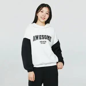 [보리보리/소이]여자 가을이월 소매배색후드셋업티(24F5751)