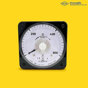 경보전기 WB-V2 600V 440/110V 광각형 AC 볼트 메타 교류전압계 meter