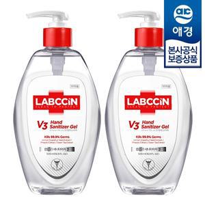 [애경] 랩신 V3 새니타이저 겔 500ml x2개