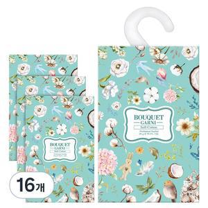 부케가르니 퍼퓸드 샤쉐 옷장방향제 소프트코튼 본품 소프트코튼 20g 16개