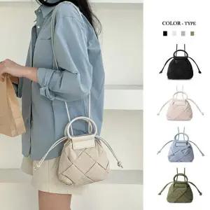 포올 나일론 버킷 복조리 미니 토트 크로스백 FA566 미니크로스백