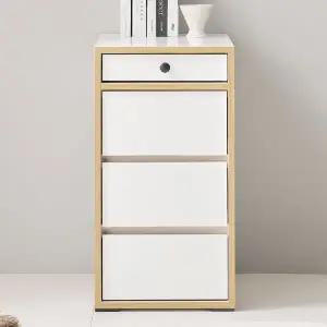 [착불배송] 네오 책상 보조서랍 프린터선반 작은 소형 미니 간이 3단 서랍장