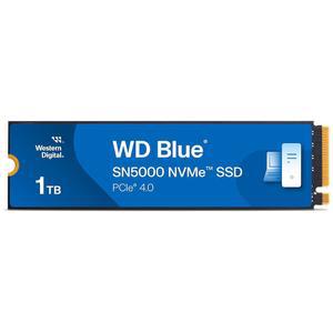 웨스턴 디지털 1TB WD 블루 SN5000 NVMe 내장 솔리드 스테이트 드라이브 SSD - PCIe Gen 4.0, M.2 2280, 최대 5,150MB/s WDS100T4B0E
