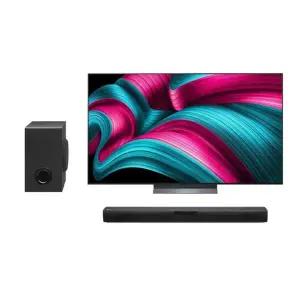 [LG] TV OLED65C5FNA 스탠드형 163cm + SQC1 사운드바 포함