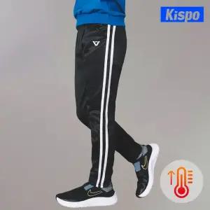 [키스포] 2선라인기모팬츠_블랙