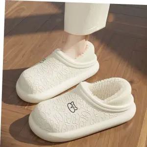EVA 여성 털 방한 겨울 털 실내화 슬리퍼