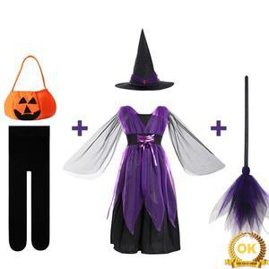 할로윈 마녀 드레스 여자아이 어린이 코스프레 박쥐 요정 유령 신부 빨간모자 의상 카니발 파티 복장