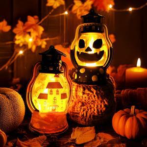 할로윈 데이 기념 스티커 캠핑 미니 LED 무드등 랜턴 만들기 키트 / 렌턴 램프 소품 인테리어 꾸미기 DIY diy 이벤트 캠프 조명