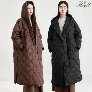 [헬리꽁땡]퀼팅 후드 롱롱패딩(색상선택)