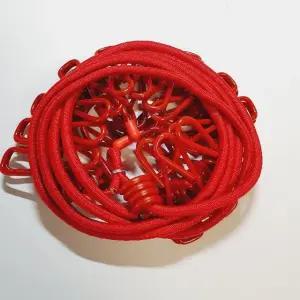 여행용 휴대용 빨래줄 빨래 건조 집게 캠핑용 빨래집게 빨간색 소품 (WFK8NMQ)