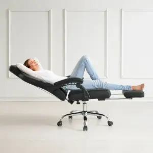 동서가구 스카온 502 편백쿠션 리클라이너 사무용 가죽 의자 DF641821